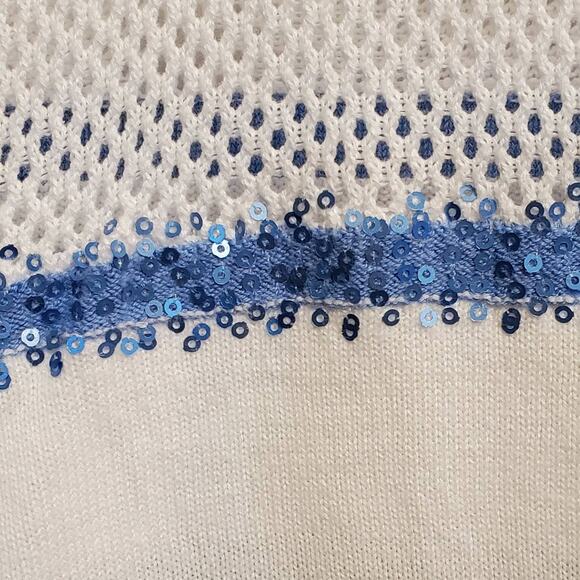 CJ Banks Light Weight Hooded Stripe Sweater Cardigan Springtime Plus Size 1x - Picture 3 of 6